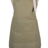 Clayre &amp; Eef   | Keukenschort Groen Wit 69x68 cm | KT041.059