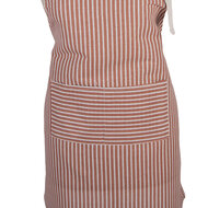 Clayre &amp; Eef   | Keukenschort Rood Wit 69x68 cm | KT041.060