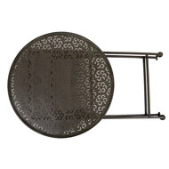 Clayre &amp; Eef   | Bistroset Bistrotafel Bistrostoel 3-delig Groen &oslash; 60x71 / 50x40x93 cm (2) | 5Y1428