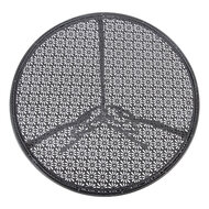 Clayre &amp; Eef   | Bistroset Bistrotafel Bistrostoel 3-delig Grijs &oslash; 60x71 / 50x40x93 cm (2) | 5Y1429