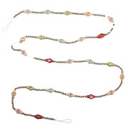 Clayre &amp; Eef   | Decoratie slinger kerst Zilverkleurig Rood &oslash; 2x180 cm | 66546