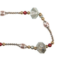 Clayre &amp; Eef   | Decoratie slinger kerst Goudkleurig Blauw &oslash; 2x180 cm | 66547