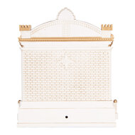 Clayre &amp; Eef   | Muziekdoos met LED Rood Wit 22x11x23 cm / 3xAA | 6PR6185