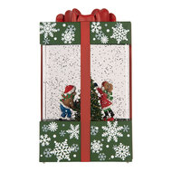 Clayre &amp; Eef   | Muziekdoos met LED Groen Rood 12x7x20 cm / 3xAA | 6PR6200