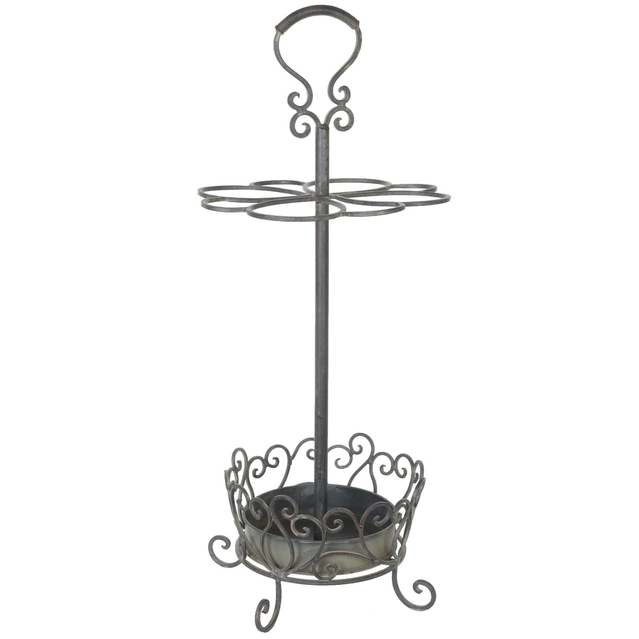 Clayre & Eef   | Paraplubak Grijs &oslash; 30x68 cm | 5Y0026