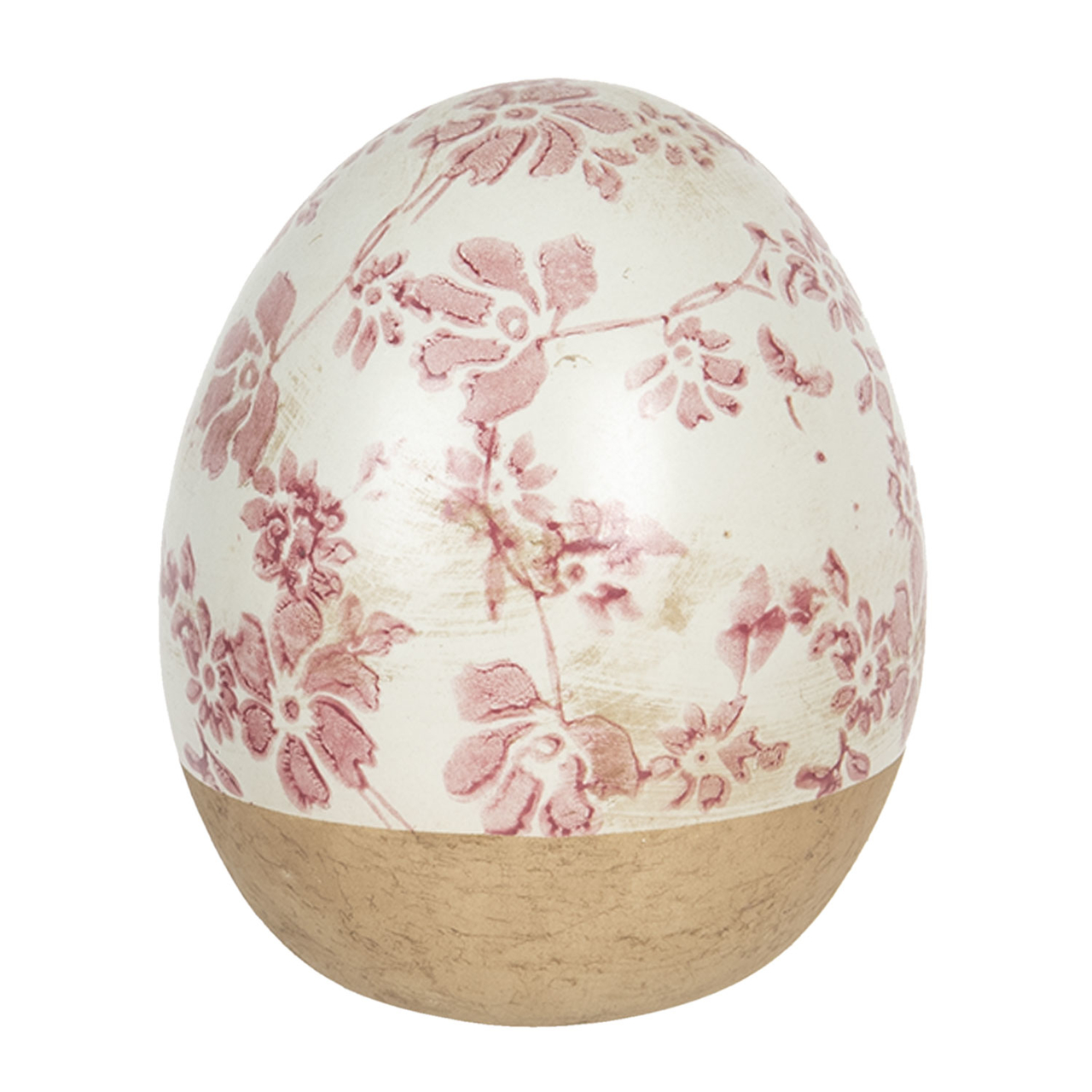 Decoratie ei &oslash; 9*12 cm Roze | 6CE1187S | Clayre & Eef