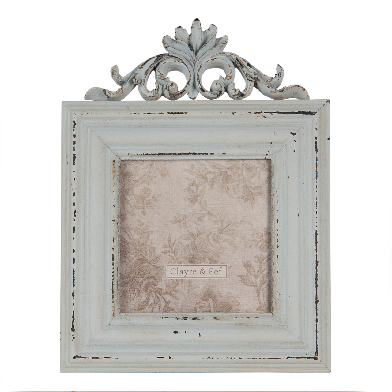Clayre & Eef   | Fotolijst Groen 16x2x21 cm / 10x10 cm | 2F0818