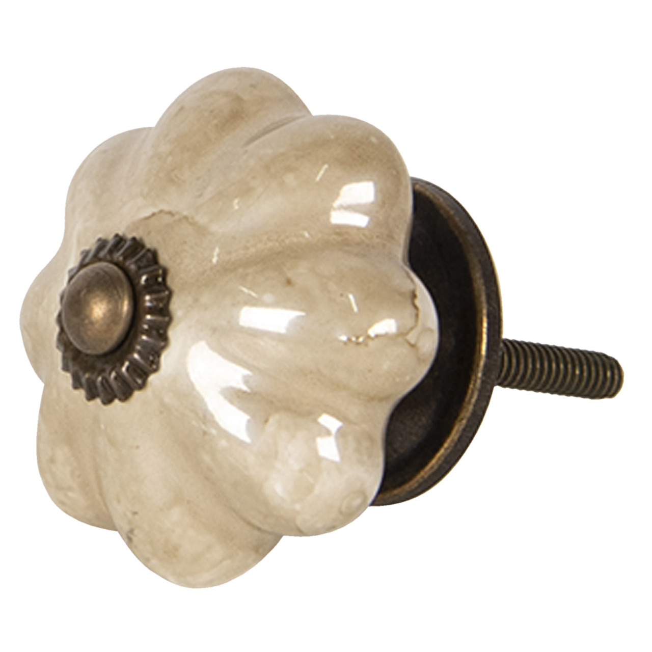 Clayre & Eef   | Deurknop Groen ø 4x4 cm | 64477
