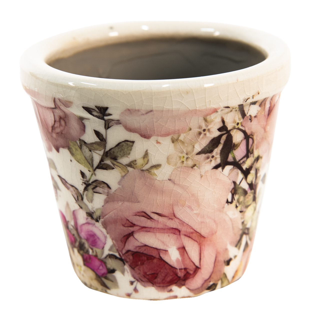 6CE1409XS Bloempot Binnen XS Roze &oslash; 8*7 cm &oslash; 8*7 cm Roze | 6CE1409XS | Clayre & Eef