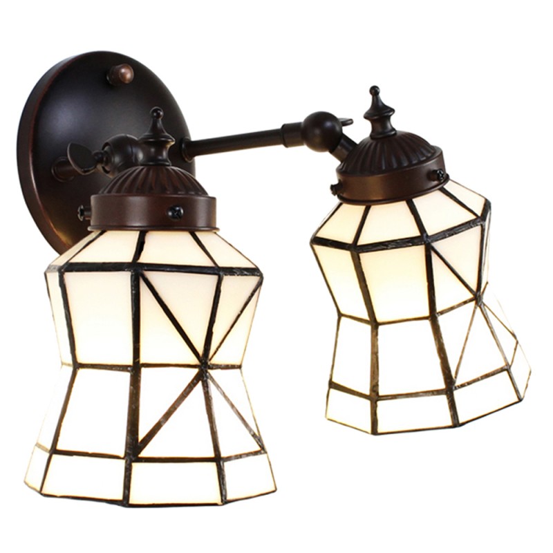 5ll-6211-wandlamp-tiffany-302323-cm-e14-max-240w-wit-bruin-glas-metaal-muurlamp-sfeerlamp