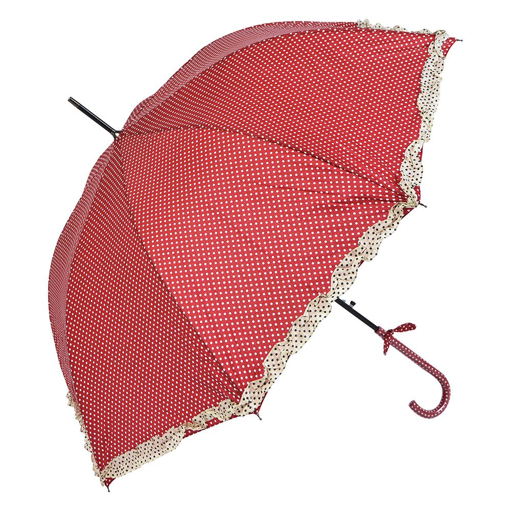 Clayre & Eef   | Paraplu Volwassenen Rood ø 90 cm | JZUM0030R