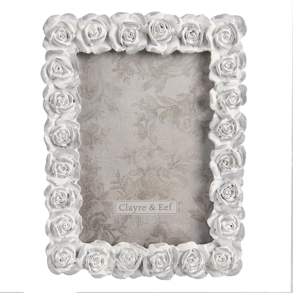 Clayre & Eef   | Fotolijst Grijs 15x2x20 cm / 12x16 cm | 2F0812
