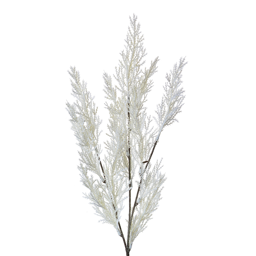 Clayre & Eef   | Decoratie tak Wit 8x8x75 cm | 5PL0054