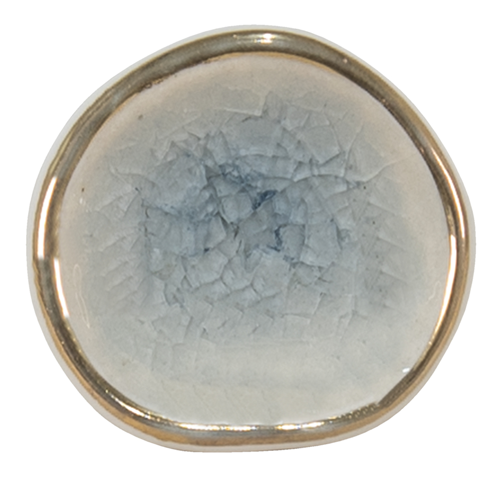 Clayre & Eef   | Deurknop Blauw 4x4x3 cm / S3 cm | 65044