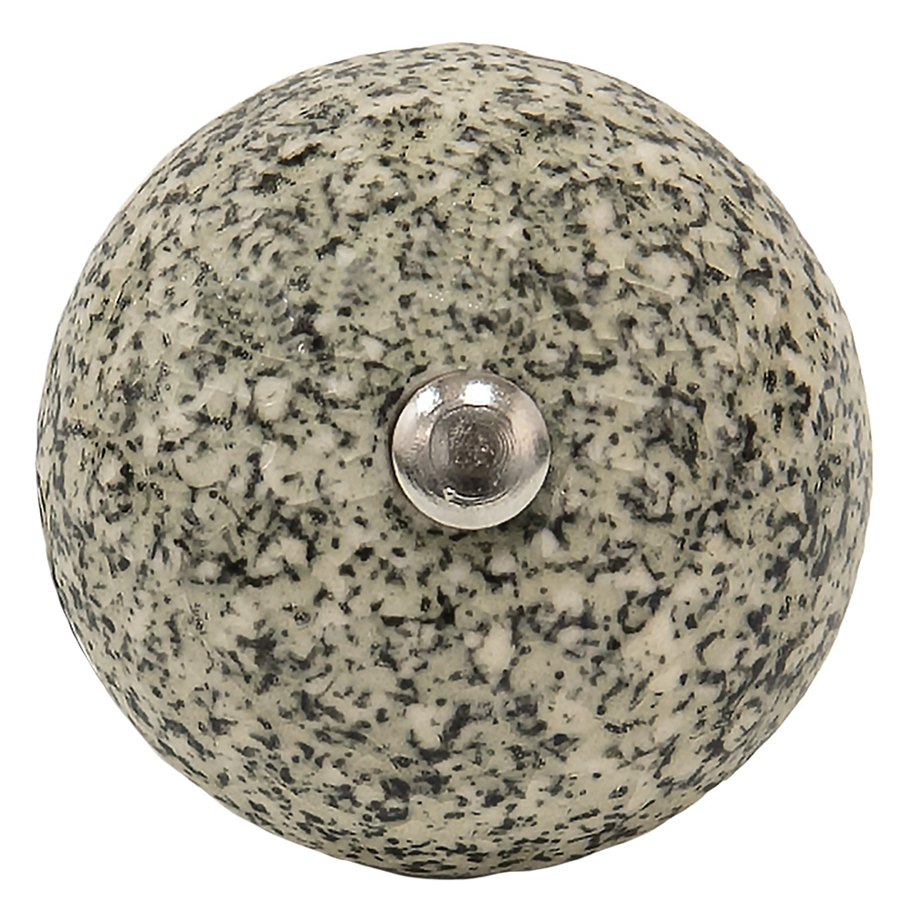 Clayre & Eef   | Deurknop Zwart Wit ø 4x3 cm / S3 cm | 65057