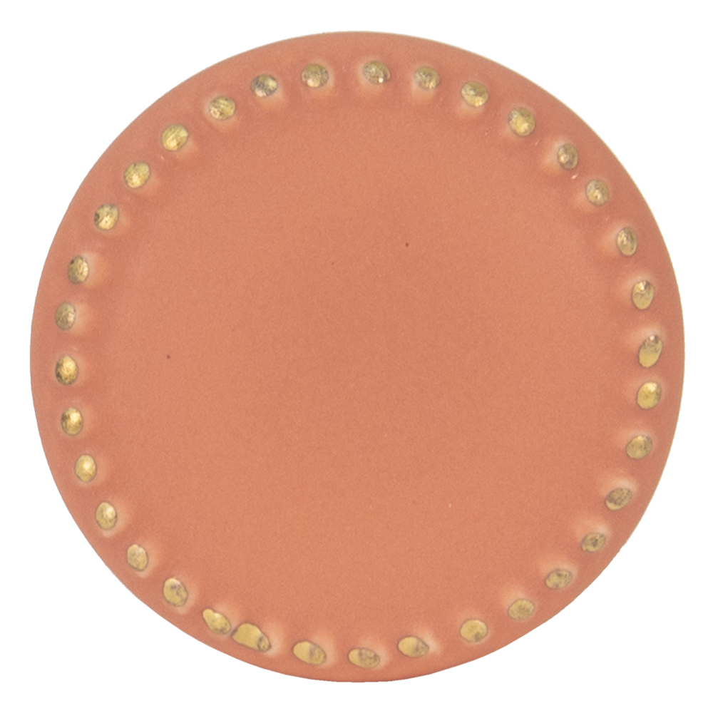 Clayre & Eef   | Deurknop Oranje ø 4x3 cm / S4 cm | 65063