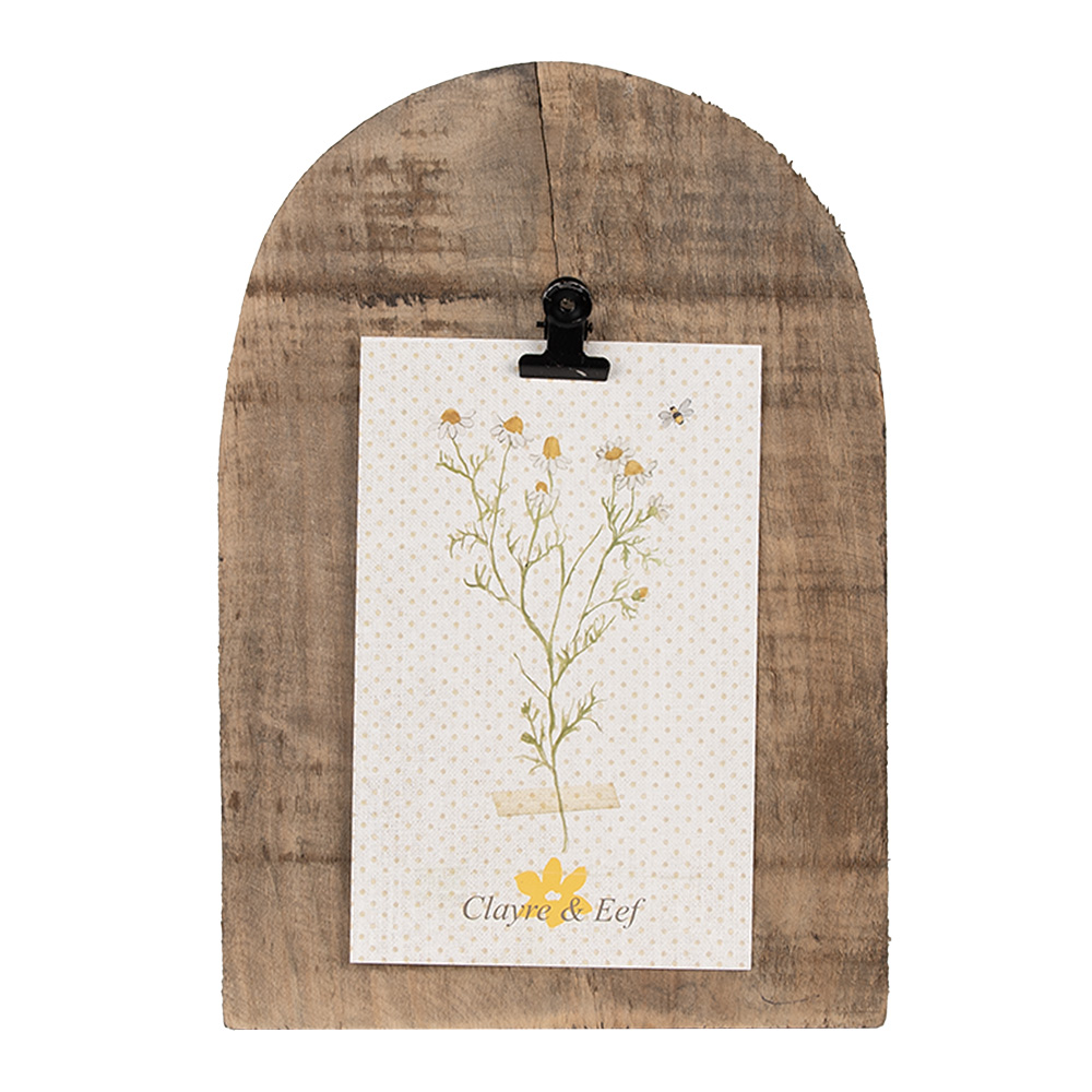 Clayre & Eef   | Fotolijst met Klem Bruin 15x2x22 cm | 6H2366