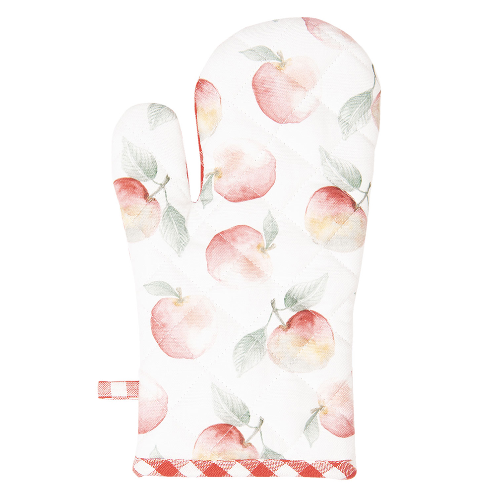 Clayre & Eef   | Ovenwant Rood, Wit 18x30 cm | APY44