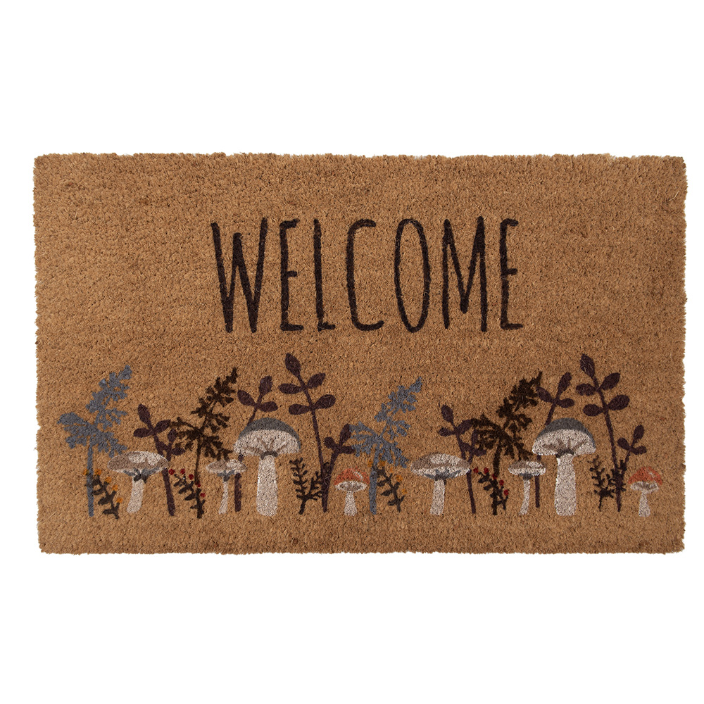Clayre & Eef   | Deurmat Binnen Bruin Beige 75x45x1 cm | LFJMC