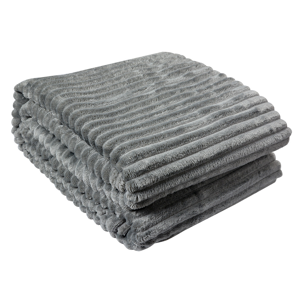 Clayre & Eef   | Plaid Grigio 180x200 cm | KT060.158LG