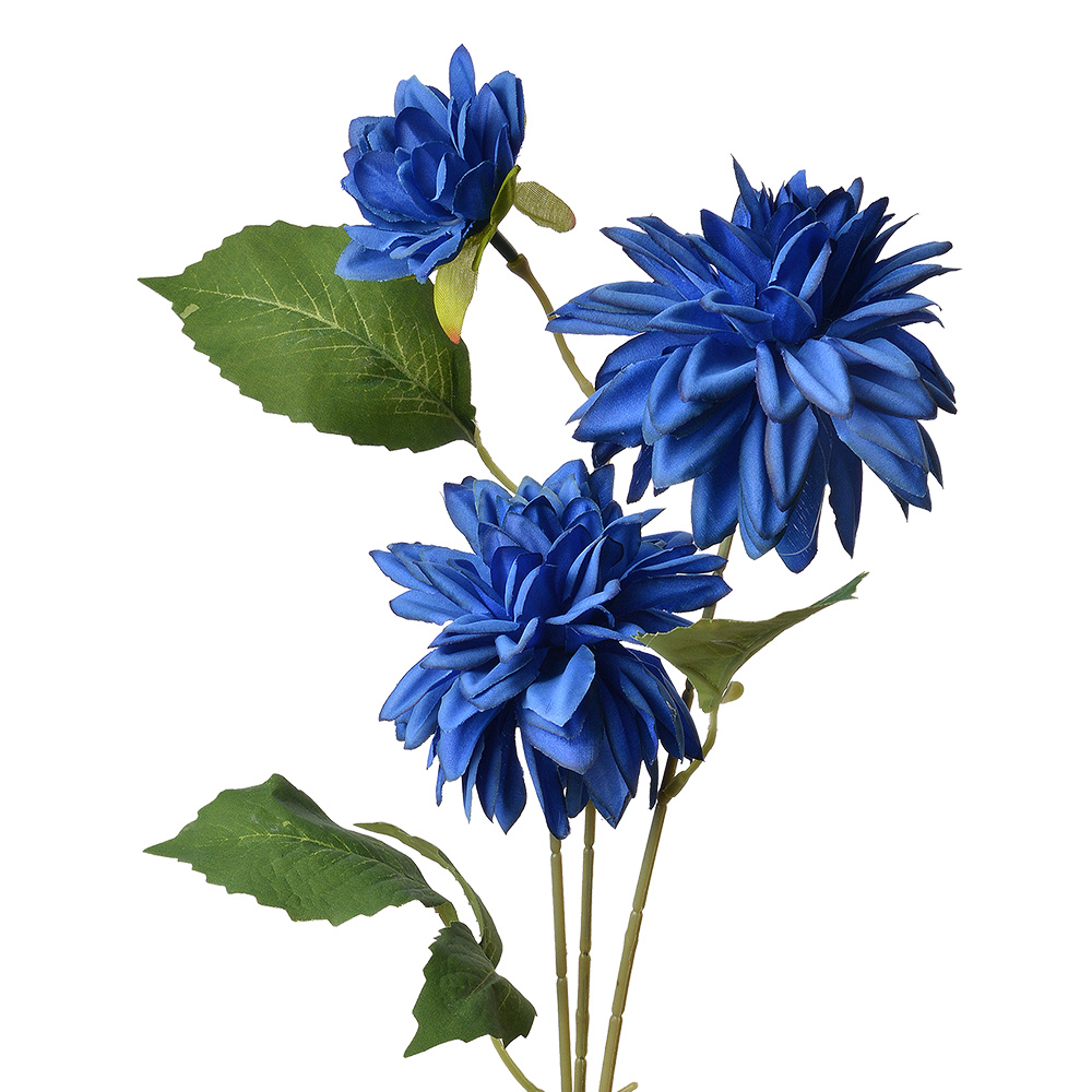 Clayre & Eef   | Kunstbloem Blauw Groen 17x10x70 cm | 5PL0130BL