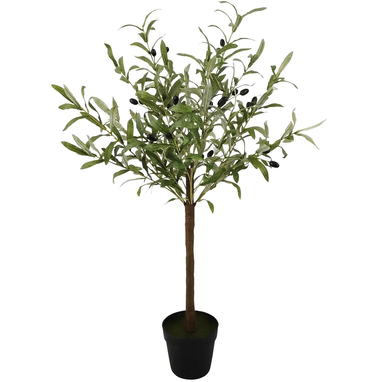 Dekoratief | Decoratieboom 'Olive Tree', papier/pvc/metaal, 90cm | A250160