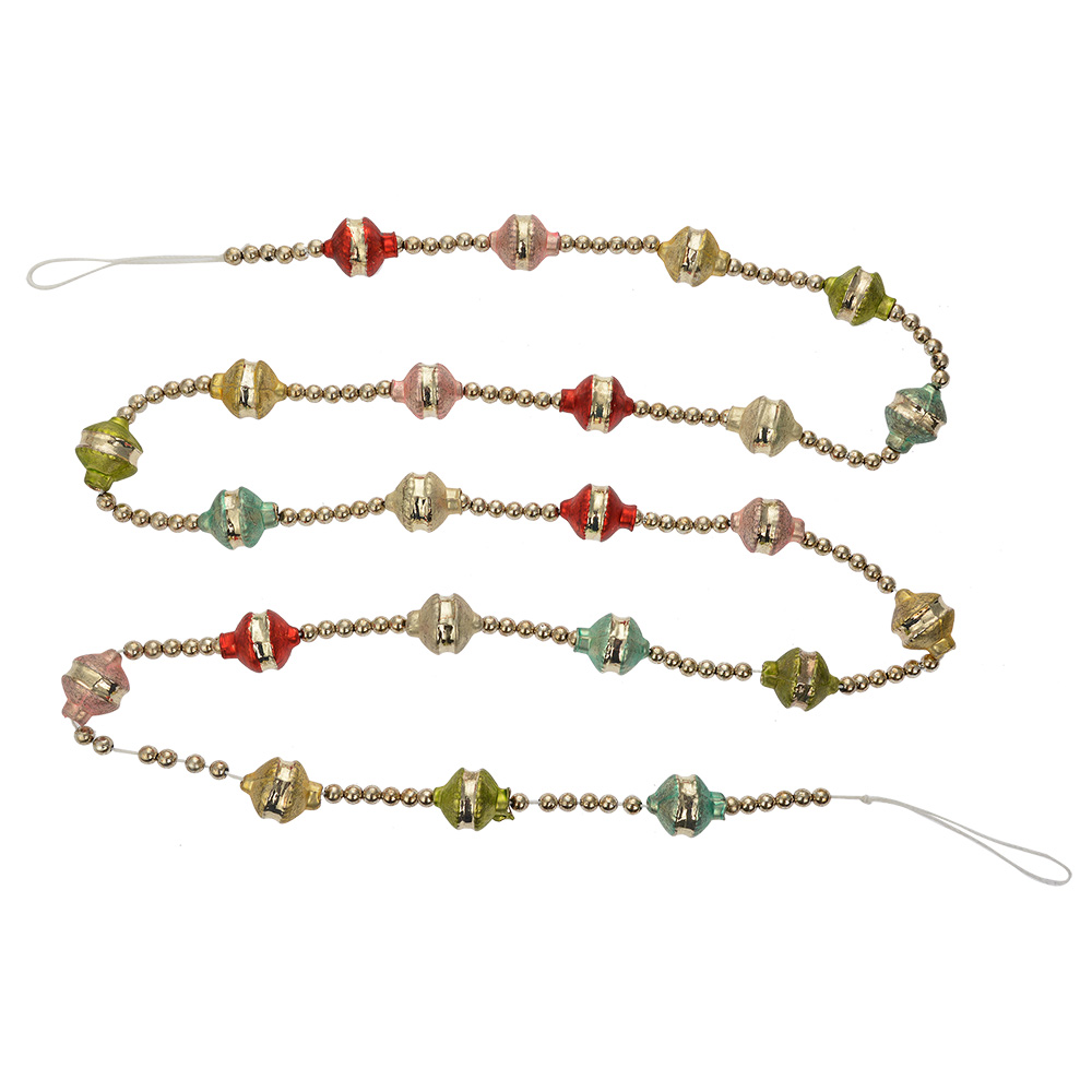 Clayre & Eef   | Decoratie slinger kerst Zilverkleurig &oslash; 2x180 cm | 65995