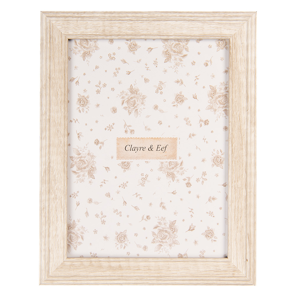 Clayre & Eef   | Fotolijst Beige 14x2x19 cm / 10x15 cm | 2F1228S