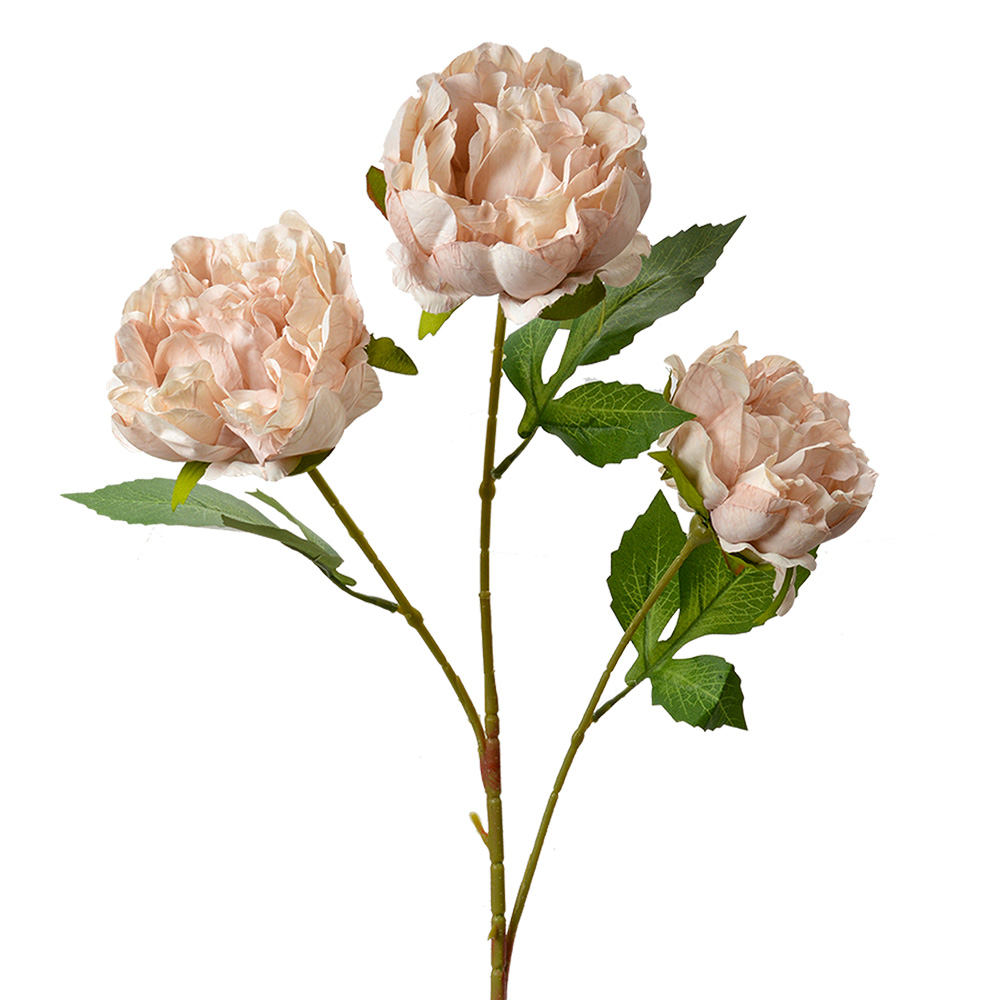 Clayre & Eef   | Decoratie tak met bloemen Roze Groen 12x8x80 cm | 5PL0166P