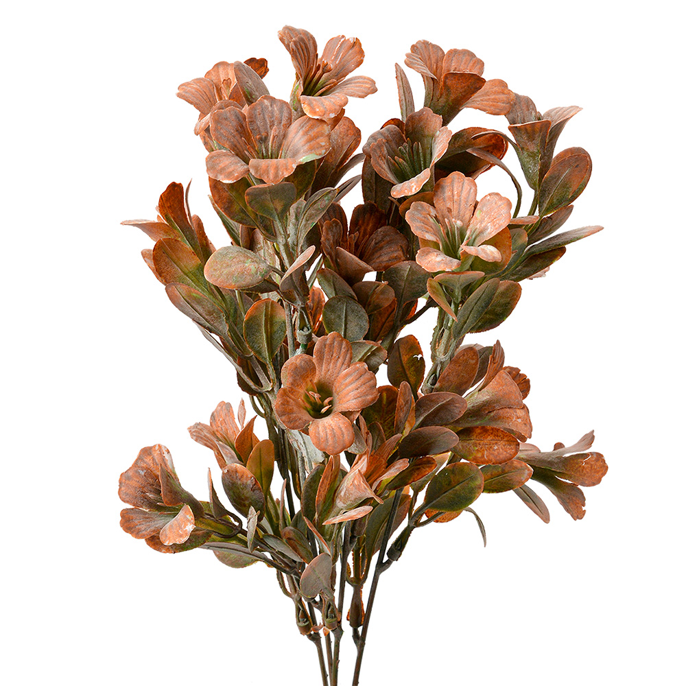 Clayre & Eef   | Decoratie Tak Oranje Groen 8x8x35 cm | 6PL0382O