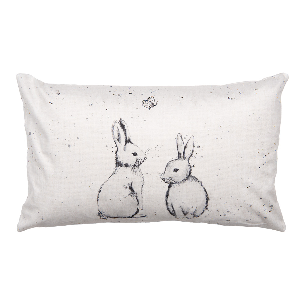 Clayre & Eef   | Kussenhoes Beige Grijs 30x50 cm | BNS36-1