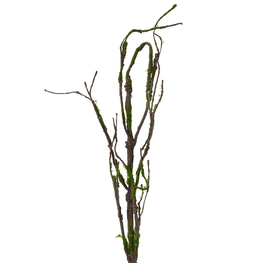 Clayre & Eef   | Decoratie Tak Bruin Groen 28x5x130 cm | 5PL0186
