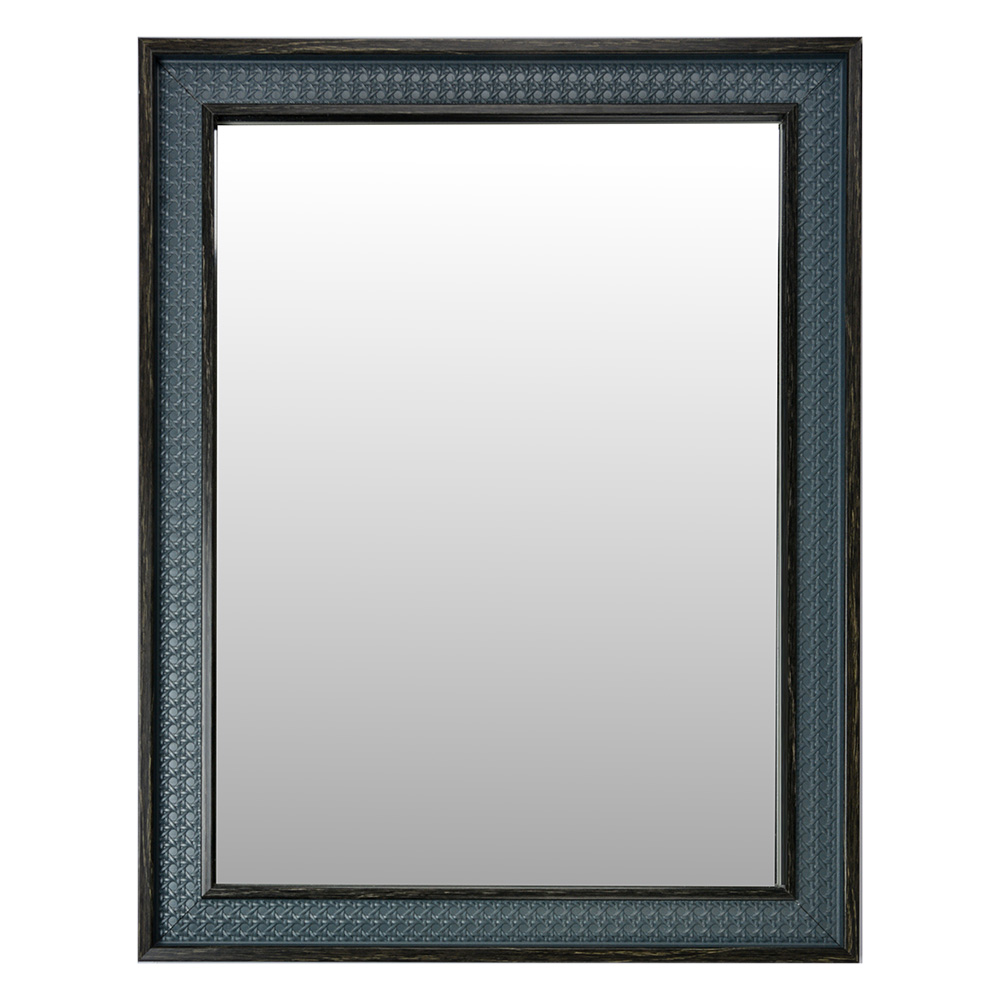 Clayre & Eef   | Wandspiegel Grijs Blauw 36x2x46 cm | 62S323