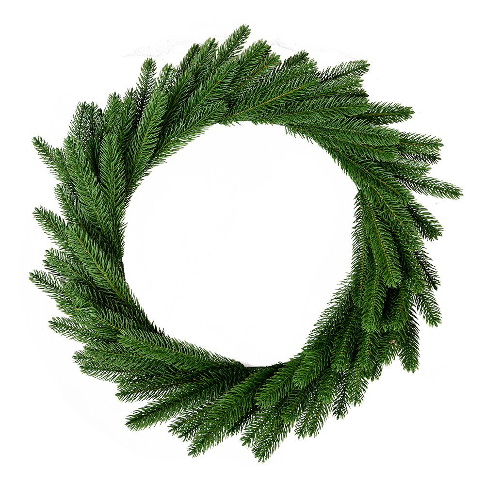 Clayre & Eef   | Kerstdecoratie Krans Groen ø 63x7 cm | 66066