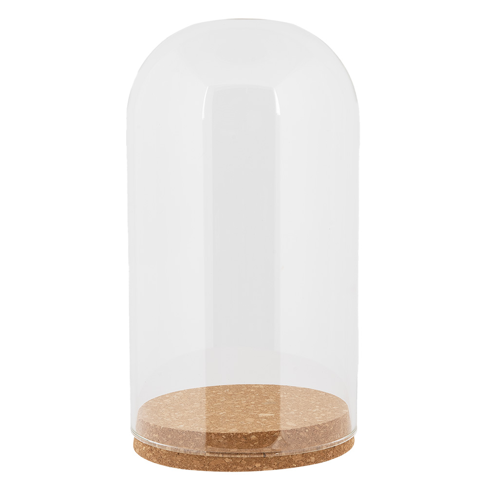 Clayre & Eef   | Stolp Transparant ø 12x22 cm | 6GL5192