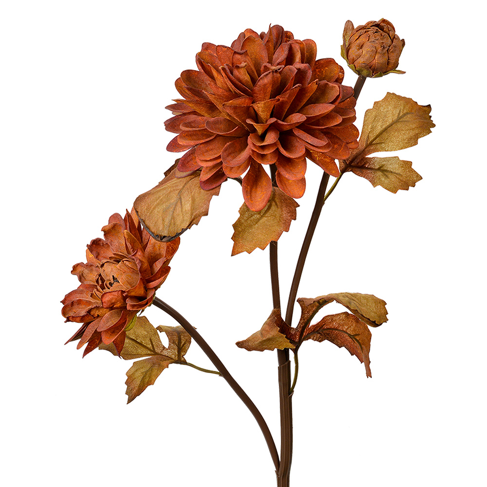 Clayre & Eef   | Kunstbloem Bruin 10x10x66 cm | 6PL0387CH