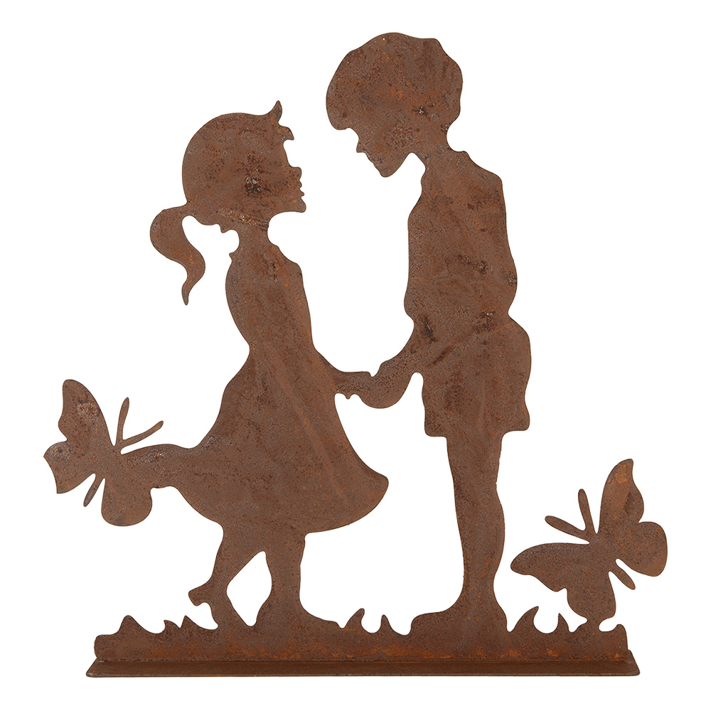Clayre & Eef   | Decoratie Kinderen Bruin 25x5x25 cm | 6Y5782