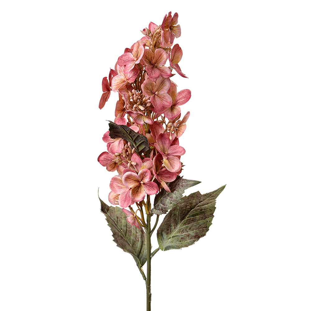 Clayre & Eef   | Decoratie tak met bloemen Roze Groen 10x8x71 cm | 5PL0162P