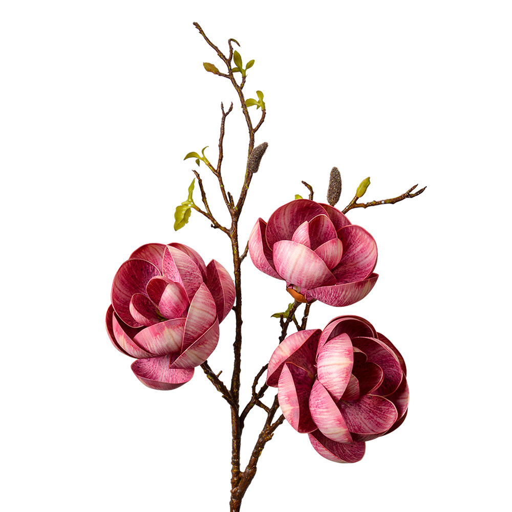 Clayre & Eef   | Decoratie tak met bloemen Roze Bruin 20x20x106 cm | 5PL0169PA