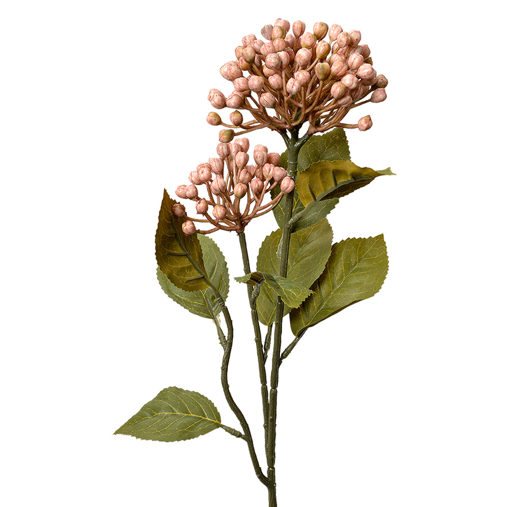 Clayre & Eef   | Kunstbloem Roze Groen 8x7x53 cm | 6PL0386P