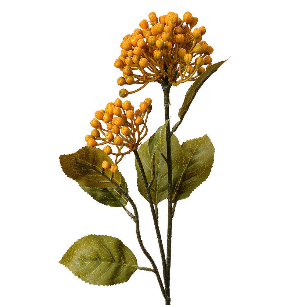 Clayre & Eef   | Kunstbloem Geel Groen 8x7x53 cm | 6PL0386Y