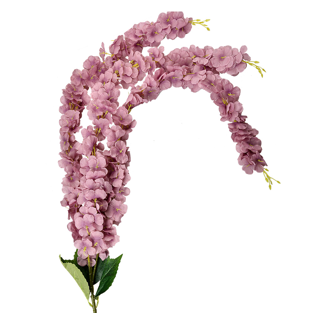 Clayre & Eef   | Kunstbloem guirlande Paars Groen 6x6x108 cm | 6PL0388LPA