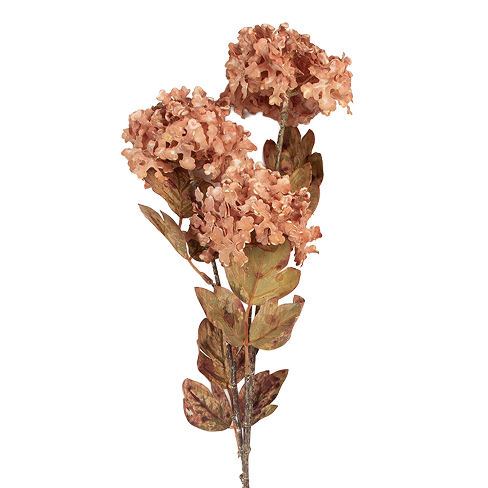 Clayre & Eef   | Decoratie tak met bloemen Roze Groen 10x8x76 cm | 5PL0193LP