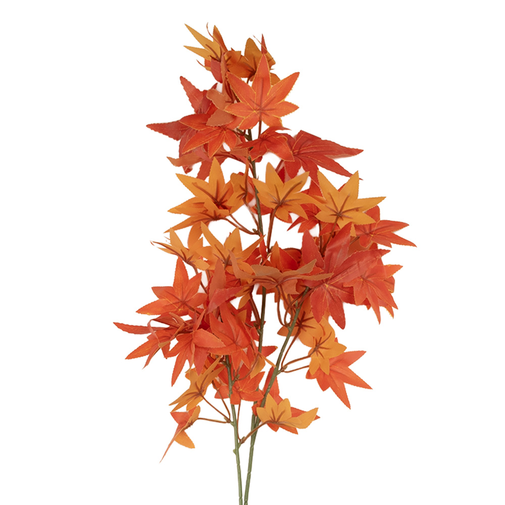 Clayre & Eef   | Kunstbloem Oranje Groen 12x10x90 cm | 5PL0197O