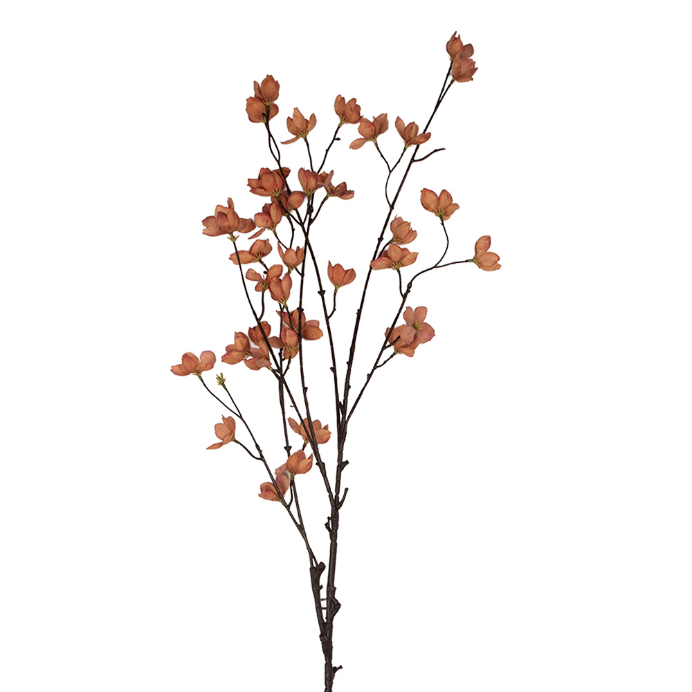 Clayre & Eef   | Kunstbloem Oranje Bruin 8x8x110 cm | 5PL0202O