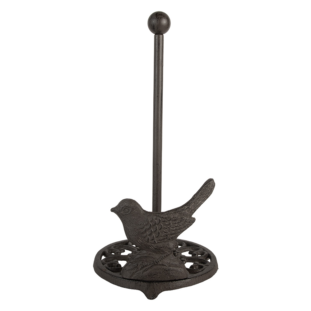 Clayre & Eef   | Keukenrolhouder Bruin ø 17x33 cm | 6Y5753