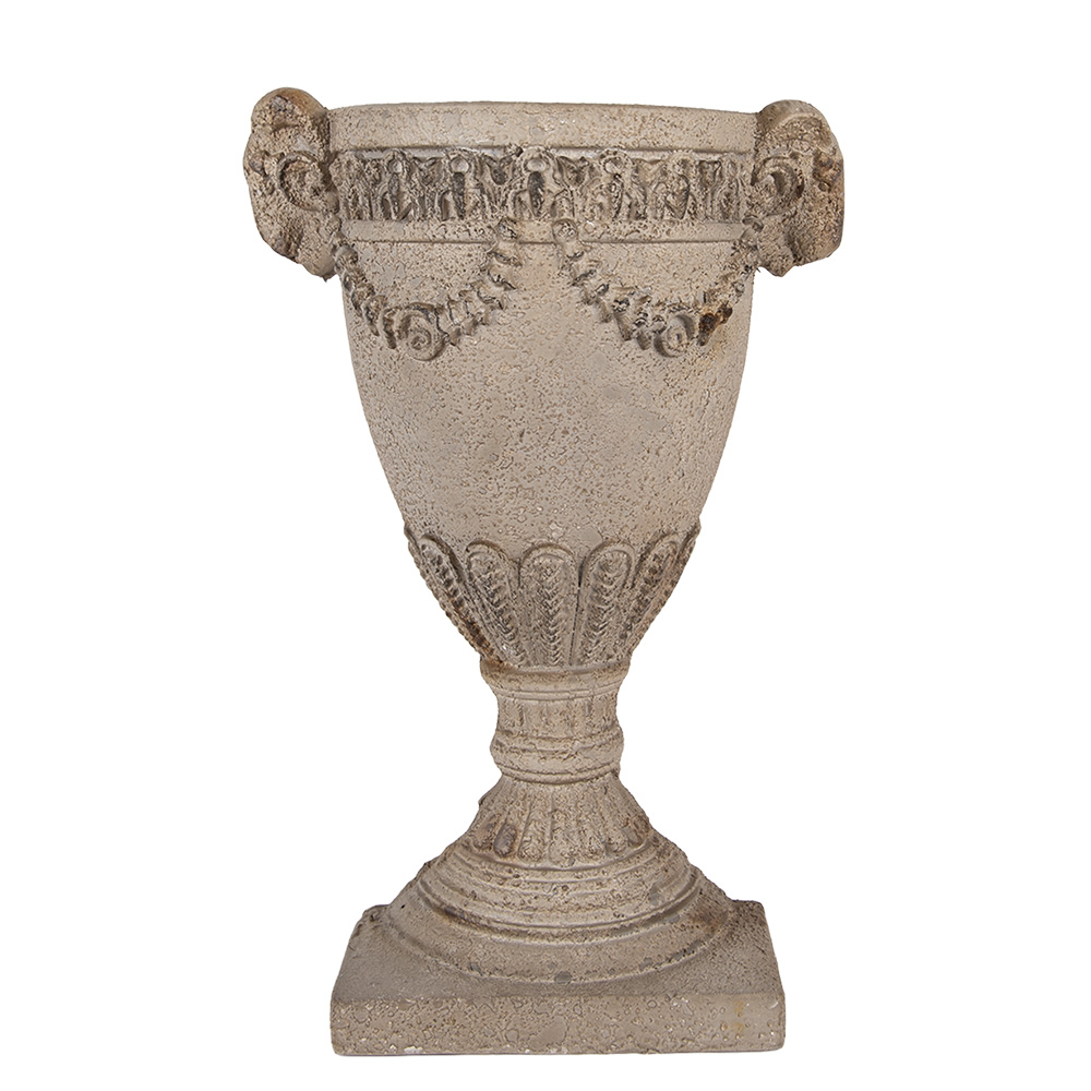 Clayre & Eef   | Wand bloempot Beige Bruin 29x11x44 cm | 6MG0154