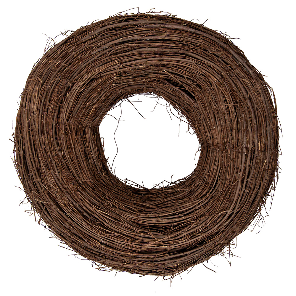 Clayre & Eef   | Decoratie Krans Bruin &oslash; 50x14 cm | 6RO0608L