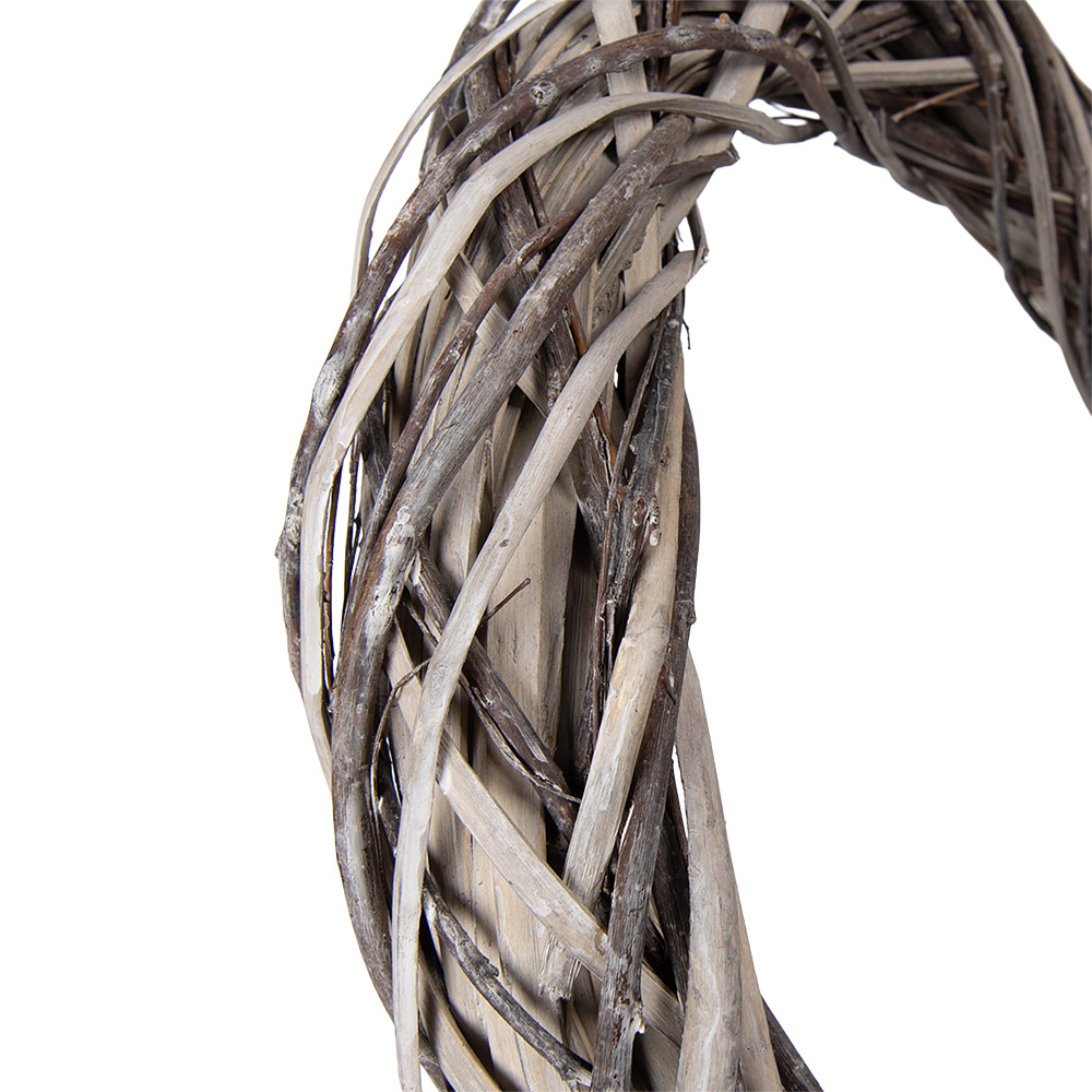 Clayre & Eef   | Decoratie Krans Bruin Beige &oslash; 50x9 cm | 6RO0610XL