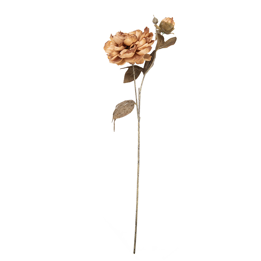 Clayre & Eef   | Decoratie tak met bloemen Bruin Groen 14x17x73 cm | 5PL0243BE